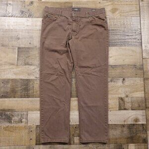 BRAX Cooper Fancy Pants Men’s 38‎ Brown Cotton Stretch Casual